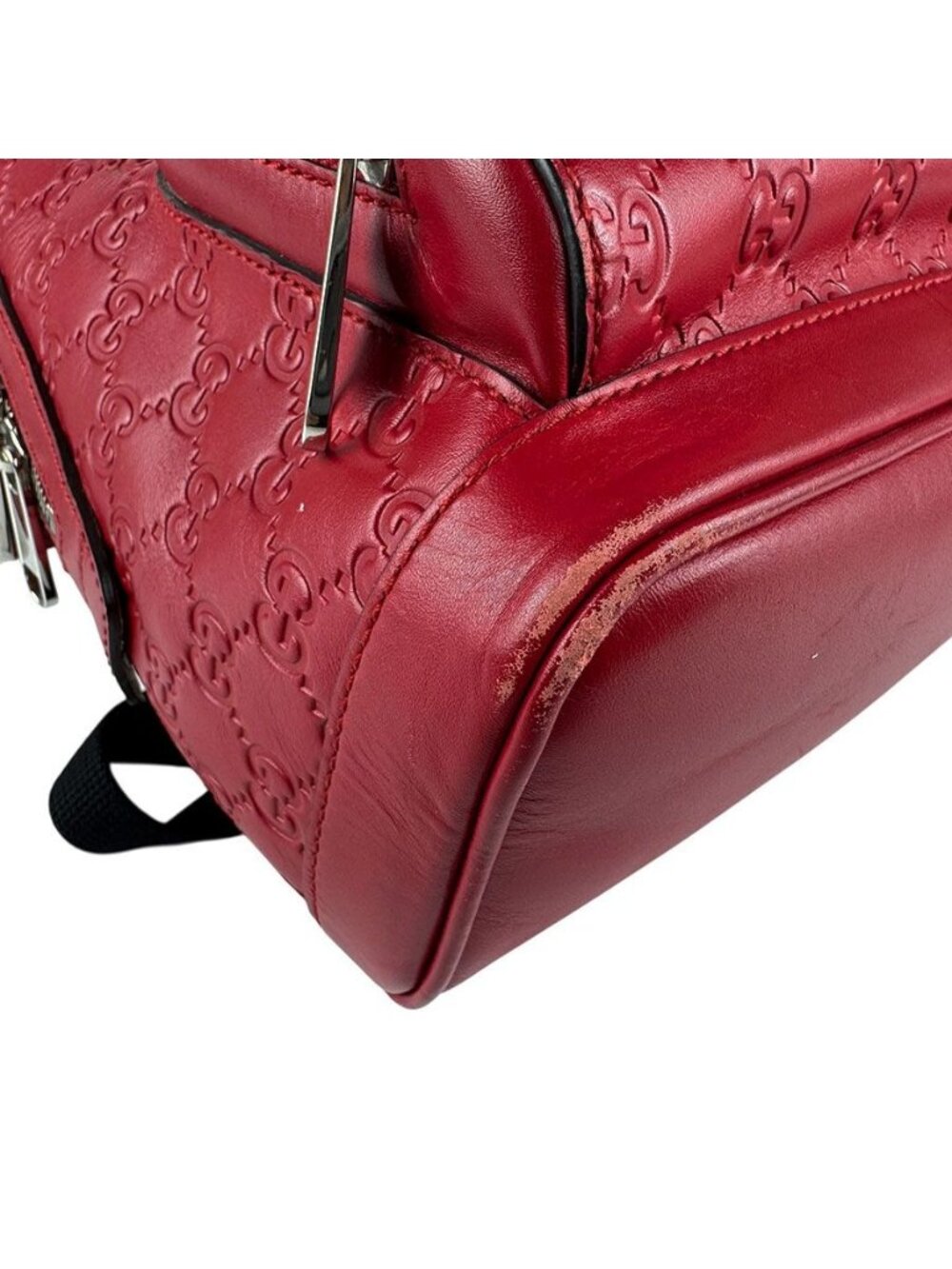Gucci Backpack Guccissima Red - Picture 8 of 10
